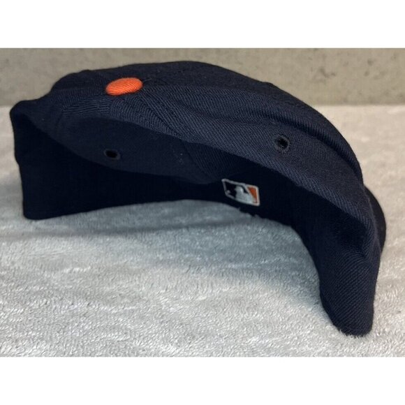 Vintage NWOT Detroit Tigers New Era Diamond Collection Hat Size 7 ⅜ Orange Logo - Picture 5 of 7